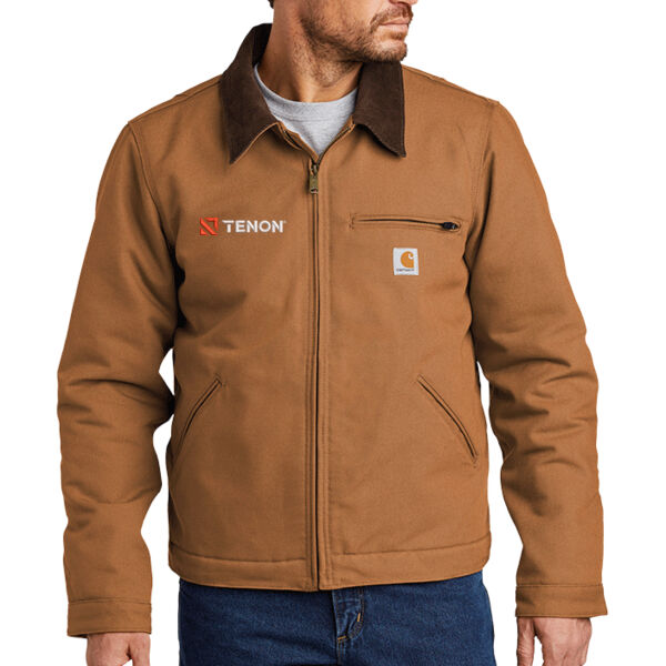 Carhartt Duck Detroit Jacket - Embroidered Logo Thumbnail
