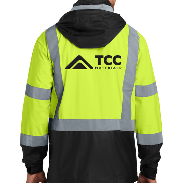 CornerStone - ANSI 107 Class 3 Safety Windbreaker - Printed Logo Thumbnail