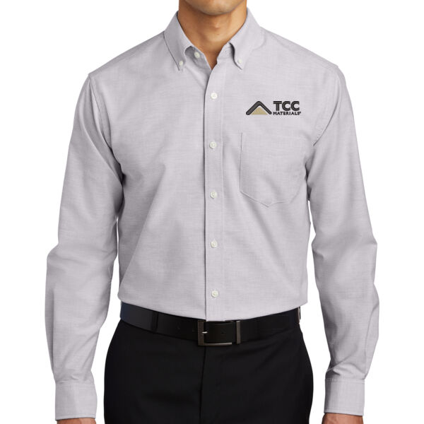 Port Authority SuperPro Oxford Shirt - Embroidered Logo Thumbnail